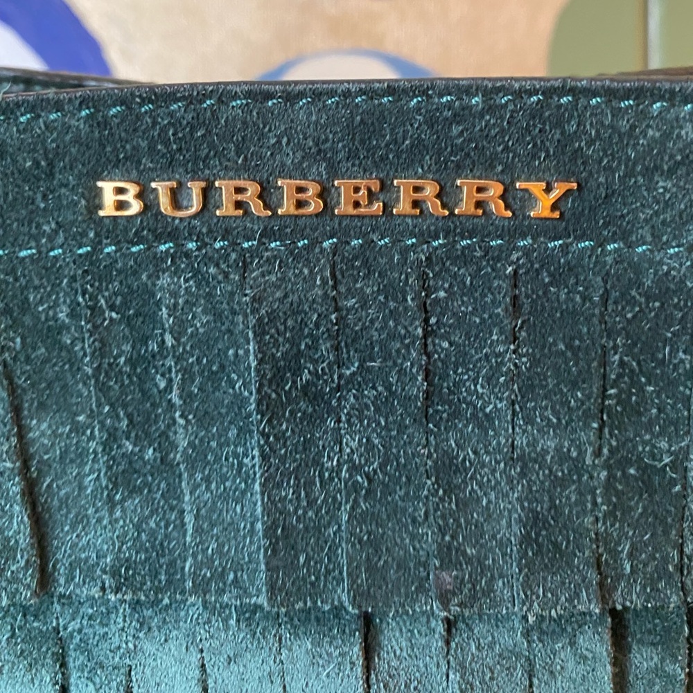 Burberry suede fringed crossbody - Picture 3 of 9